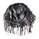 thumbnail image 1 of Bufanda Infinity Chalier de invierno a cuadros cálidos para mujer, color negro y blanco, 1 of 6