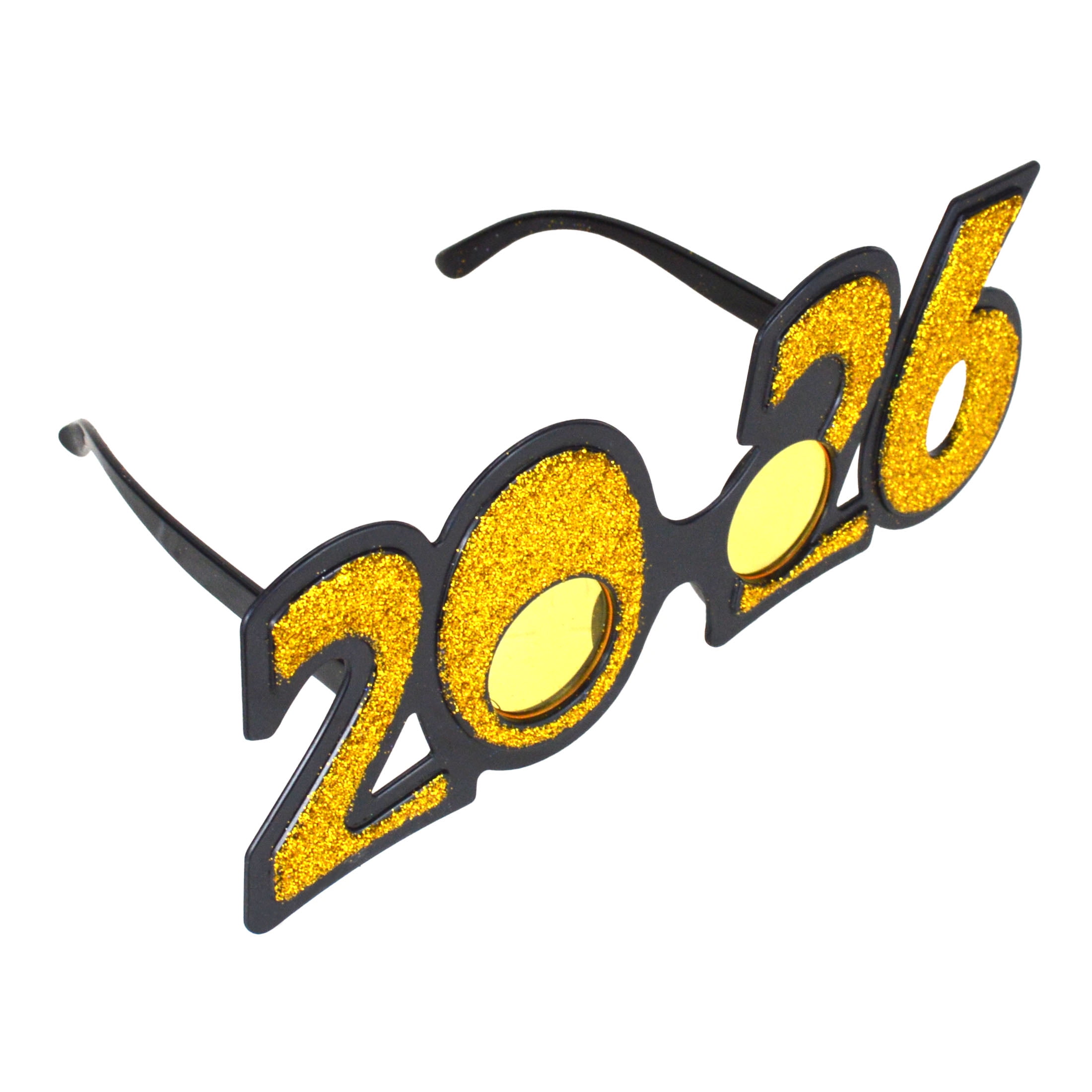 New Year Plastic Glasses Gold, 1 Piece, Festive Decorations, Way to Celebrate Style, Adult