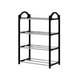 thumbnail image 2 of Fasiaou 4 Tier Shoe Rack,Shoe Rack Organizer for Closet and Entryway, Thick Wooden Free Standing Shoe Shelf for Small Spaces, Sturdy & Versatile for Bedroom, Bathroom(4-Tier), 2 of 7