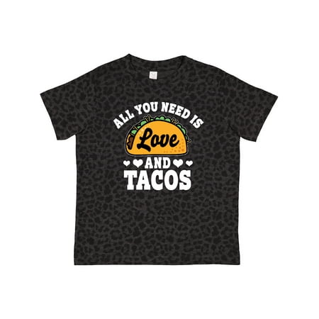

Inktastic Valentine s Day All You Need is Love and Tacos Gift Toddler Boy or Toddler Girl T-Shirt