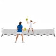 thumbnail image 3 of Qiyester Retractable Pickleball Net 22FT Portable Pickleball Net Set for Outdoor Indoor Driveway, 3 of 9