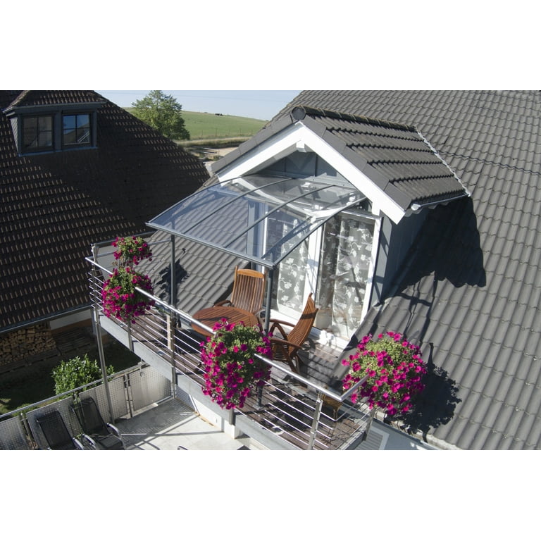 Palram-Canopia Vega 2000 7'x7' Outdoor Metal Patio Porch