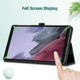 thumbnail image 6 of Fintie Folio Case for Samsung Galaxy Tab A7 Lite 8.7 inch 2021 Model (SM-T220/T225/T227), Slim Fit Premium Vegan Leather Stand Cover, Black, 6 of 9