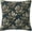 Retro Block Print Blue Floral, variant on Blue Paisley Accent Throw Pillow Covers 18x18 Inch Floral Pattern Pillow Case Square Decorative Pillowcase Cushion Cover for Home Decor Sofa Living Room Couch Bed Indoor/Outdoor
