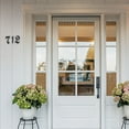 thumbnail image 3 of 70mm Self Sticker Big Modern Door Numbers For Exterior House Apartment Plaque Mailbox Address Digits Sticker Signs Black Numbers, 3 of 12