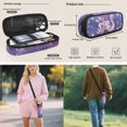 thumbnail image 4 of HUIACONG Purple Glitter Axolotl Girls Backpack 4 Piece Set, 17" Cute School Bag with Lunch Bag Pencil Case for Age 7-12, Waterproof Lightweight, 4 of 7