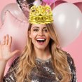 thumbnail image 4 of Miangastore 4D Design Crown Balloons 10Pcs 30.7X7.9In, 4 of 8