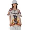 thumbnail image 4 of Happy Thanksgiving Doberman Pinscher Welcome Thankful Fall Autumn Pumpkin Hawaiian Shirt Breathable Summer Unisex Merch Doberman Dog Lover Gifts - 02021, 4 of 6