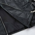 thumbnail image 4 of SCSAlgin Men`s Faux Leather Vest Adjustable Motorcycle Biker Sleeveless Jacket Waistcoat, 4 of 7