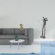 thumbnail image 2 of Figura De Resina De Un Caballero Y Un Golfista De Arte Nórdico. Escultura Abstracta Para Escritorio, Armario, Mesa De Oficina, Centro De Mesa, Entrada, Estante, Decoración De Club De Golf., 2 of 8