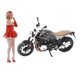 thumbnail image 1 of Figuras a Escala 1/64, Modelo de Escena de Mujer Y Motocicleta para Diseño a Escala S, 1 of 9