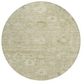 thumbnail image 2 of Addison Rugs Chantille Indoor/Outdoor Transitional Damask Beige Washable Round Rug, 8' x 8', 2 of 6