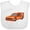 AA-White, variant on Inktastic Red Flames Race Car Boys or Girls Baby Bib