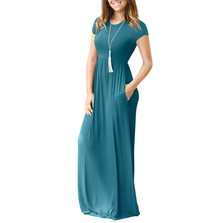 acid blue dress STREET STYLE ACID WASH MAXI DRESS – AKIRA main image 1