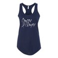 thumbnail image 2 of Slayer Awareness Ladies Racerback Tank Top, Navy, Small, 2 of 3