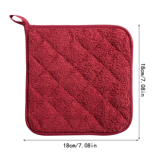 Pot Holders Heat Kitchen Oven Towel Pot Holder For Cooking Baking With Latex Long Gloves for Work Worth While Gloves Gloves Medium Bulk Rubber Gloves Large Gloves 1000 Medium Medium Latex Gloves