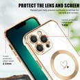 thumbnail image 3 of ZUKKASHAN Magnetic Phone Case for iPhone 16 Pro Max [Compatible with Magsafe], Cute Love Heart Pattern Girls Women Soft TPU Shockproof Camera Protection Cover for iPhone 16 Pro Max, 3 of 5