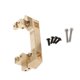 thumbnail image 4 of Soporte de reubicación del servo del parachoques de latón dorado para coche RC 1:10 Yotijar Soporte servo delantero, 4 of 10