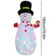 thumbnail image 5 of Fiudx Ofertas y liquidaciones Mochila inflable con luces, muñeco de nieve, decoración para eventos navideños, accesorios de 1,8 m/70,86 pulgadas, 5 of 7