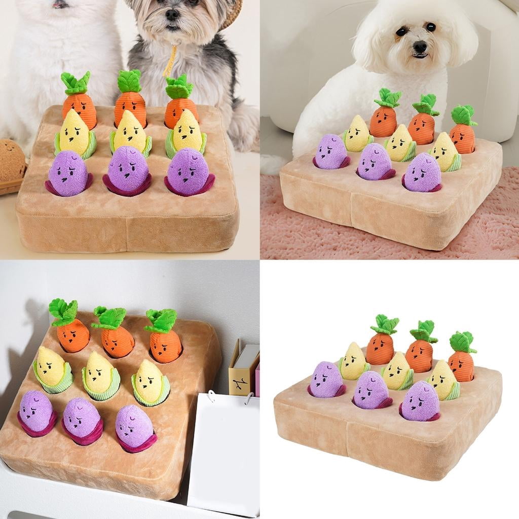 Plush Potatos Dog Toy Pet Stress Reliefs Toy Puzzle Feeding Interesting Game Toy for Pet Enrichment