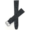 thumbnail image 1 of Extra Long (XL) 20mm Crocodile Style Ultra Slim Leather Watch Strap Band, 1 of 7