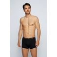 thumbnail image 2 of Men's Boss Hugo Boss 0453602 Traditional 100% Cotton Trunks - 5 Pack (Black S), 2 of 3