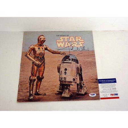 John Williams Signed Autograph The Story of Star Wars Record Insert PSA/DNA COA