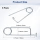 thumbnail image 3 of Uxcell 6-Pack Pin de Seguridad de Chaveta en Forma de Broche, Pines de Acero de Resorte M3x63mm, Sujetadores de Broche de Bloqueo Rápido, Clips Retenedores Pesados, 3 of 7