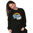 thumbnail image 3 of Friend Zone Funny LGBTQ Cute Rainbow Women Crewneck Sweatshirt Brisco Brands M, 3 of 6