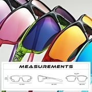 Polarized Wrap Around Sports Sunglasses for Men Women Driving Fishing Running Cycling Sun Glasses