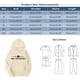 thumbnail image 4 of Gibobby Sudaderas de hombre Sudadera con capucha unisex para pareja sudadera atlética de gran tamaño(Blanco,XG), 4 of 4