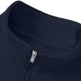thumbnail image 5 of Annhoo Men Quarter Zip Sweatshirt Stand Collar Long Sleeve Comfy Loose Pullover Casual Vacation Going Out Tops, 5 of 9