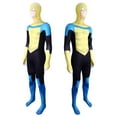 thumbnail image 2 of ¡Liquidación! Disfraz de Personaje Invencible Adulto Hombre Mujer, Superheroe Fiesta de Halloween Traje de Cuerpo Entero con Guantes (Adultos:S, Amarillo), 2 of 9