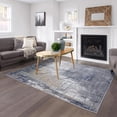 thumbnail image 2 of Luxe Weavers Dark Blue 8x10 Modern Abstract Area Rug Metallic Carpet, 2 of 6