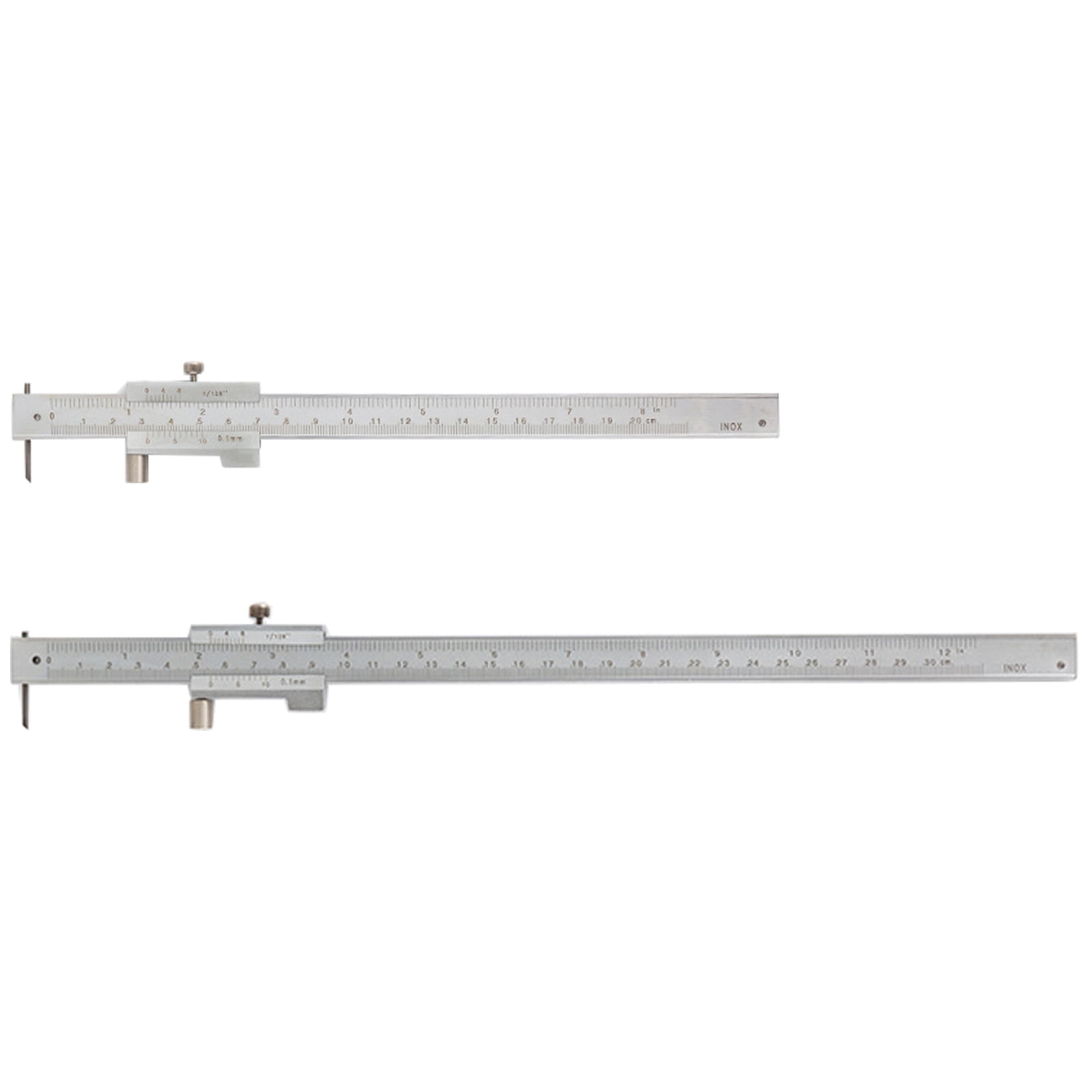 Portable High Accuracy Caliper Stainless Steel 200/300mm Scale for Technical Drawing Use