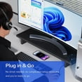 thumbnail image 4 of V5.2 Computer Bluetooth Headset with Microphone for PC, with Noise Cancelling Mic, USB Dongle, Charging Base & Mute Button for Work/Cell Phones/Computer/Call Center/Zoom, 4 of 7