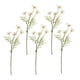 thumbnail image 1 of Paquete de 5 margaritas artificiales de imitación para ramo, decoración para el hogar, la oficina y la boda (blanco), 1 of 5