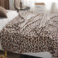 thumbnail image 4 of Classic Leopard Print Blanket 100% Polyester Winter Blanket Sheet Blanket Bedding Sofa Soft Sleeping Blanket Warm Blanket RJ, 4 of 7