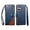 Blue, variant on For iPhone 17 Phone Case,Anti-Scratch PU Leather PU Leather Folio Cover,Two-color Patching Design,Flip Folding Kickstand,With Card Holder,Wrist Strap,Shockproof Phone Case,Green