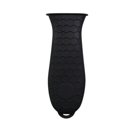 

Nitouy Silicone Anti-Hot Pot Handle Grip Cover Honeycomb Skillet Sleeve (Black)
