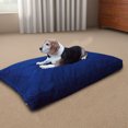 Dog Bed, Extreme Comfort Memory Foam Dog Bed, Rectangle Pat Sleeping Mat with Lining and Machine