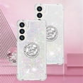 thumbnail image 2 of Quicksand Case for Samsung Galaxy S24 Plus (Not S24) for Women Girls, Glitter Sparkle Flowing Clear Liquid Cover Case with Bling Diamond Kickstand for Samsung Galaxy S24+ Plus -Colorful, 2 of 7