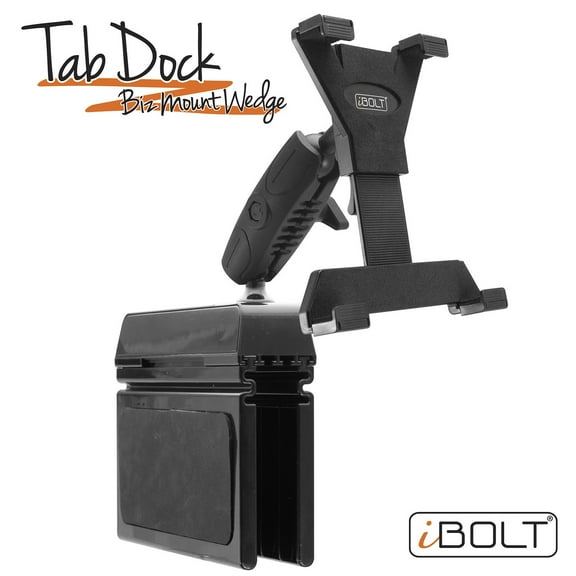 iBOLT TabDock Bizmount Wedge Suction Cup Dash Mount for iPad, Samsung Galaxy Tab