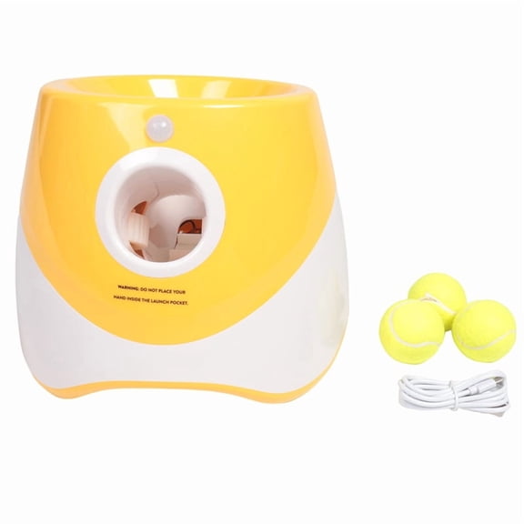 Dog Toys Automatic Tennis Ball Launcher for Medium to Large Dogs, Outdoor Exercise & Training, Perfect Home Dog Toys
