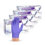 SafeWay Premium Nitrile Disposable Exam Gloves, X-Large, 400/Box Ambidextrous Gloves with Textured Fingertips, Food & Medical-Grade for Cooking, Cleaning, and Pet Care