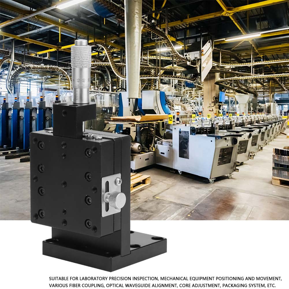 Slide Lowering Table Manual Slide Table Trimming Platform Linear Stage Roller Guide for ...