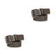 thumbnail image 1 of Qarigey Cinturones de 3 filas 105cm-125cm Cinturón de longitud Mujer Correa Moda Jeans Cintura Banda Negro 125cm 2piezas, 1 of 6