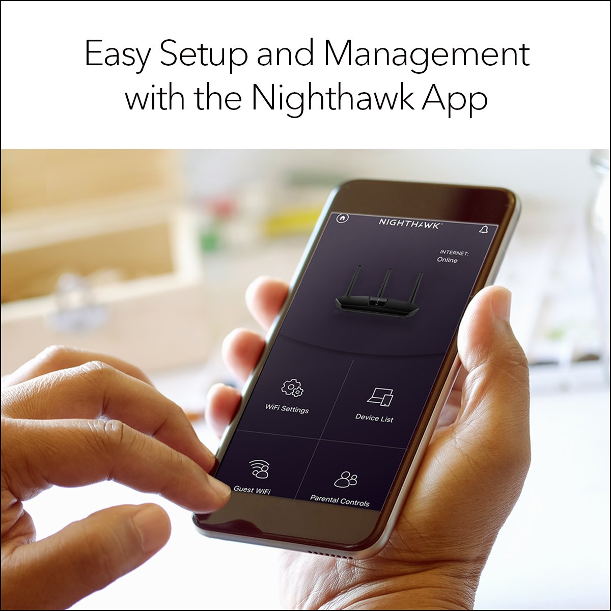 NETGEAR - Nighthawk AX2400 WiFi 6 Router, 2.4Gbps (RAX29) - image 5 of 6