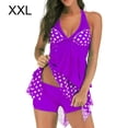 thumbnail image 3 of facefd Maillot de Bain Dos Nu pour Femmes, Violet TTG, 3 of 5