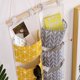 thumbnail image 5 of Bolsas de almacenamiento de 3 puertas, organizador de almacenamiento de pared multifuncional para colgar con 3 bolsillos, organizador de pared, estante de pared para baño (verde, amarillo, gris) Sincero Electrónica, 5 of 5